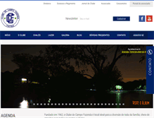 Tablet Screenshot of clubedecampofazenda.com.br